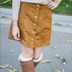Old Navy Suede Skirt
